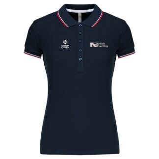 Women's Cotton Contrast Trim Polo Shirt