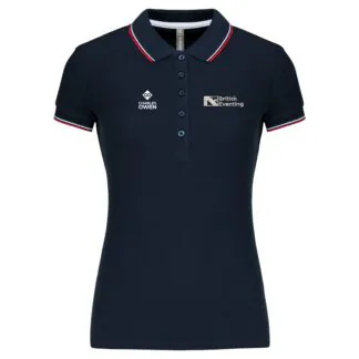 Women's Cotton Contrast Trim Polo Shirt