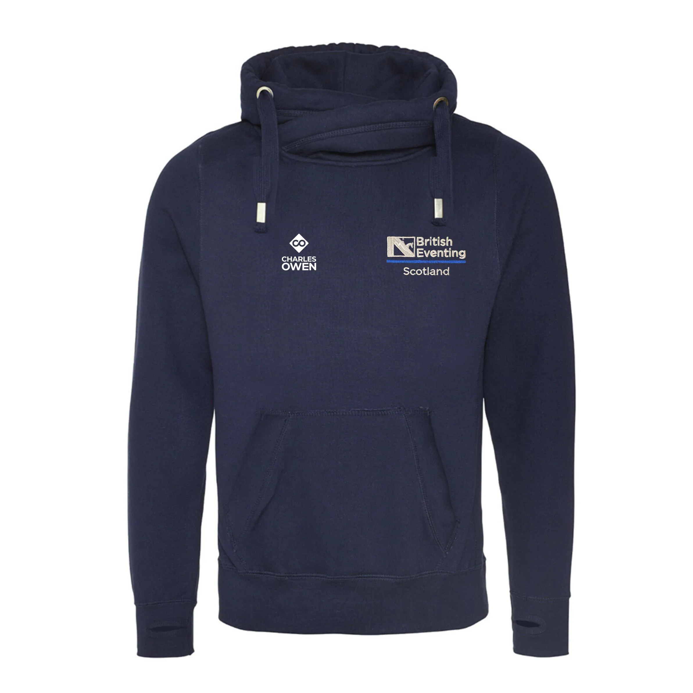 Cross Neck Hoody