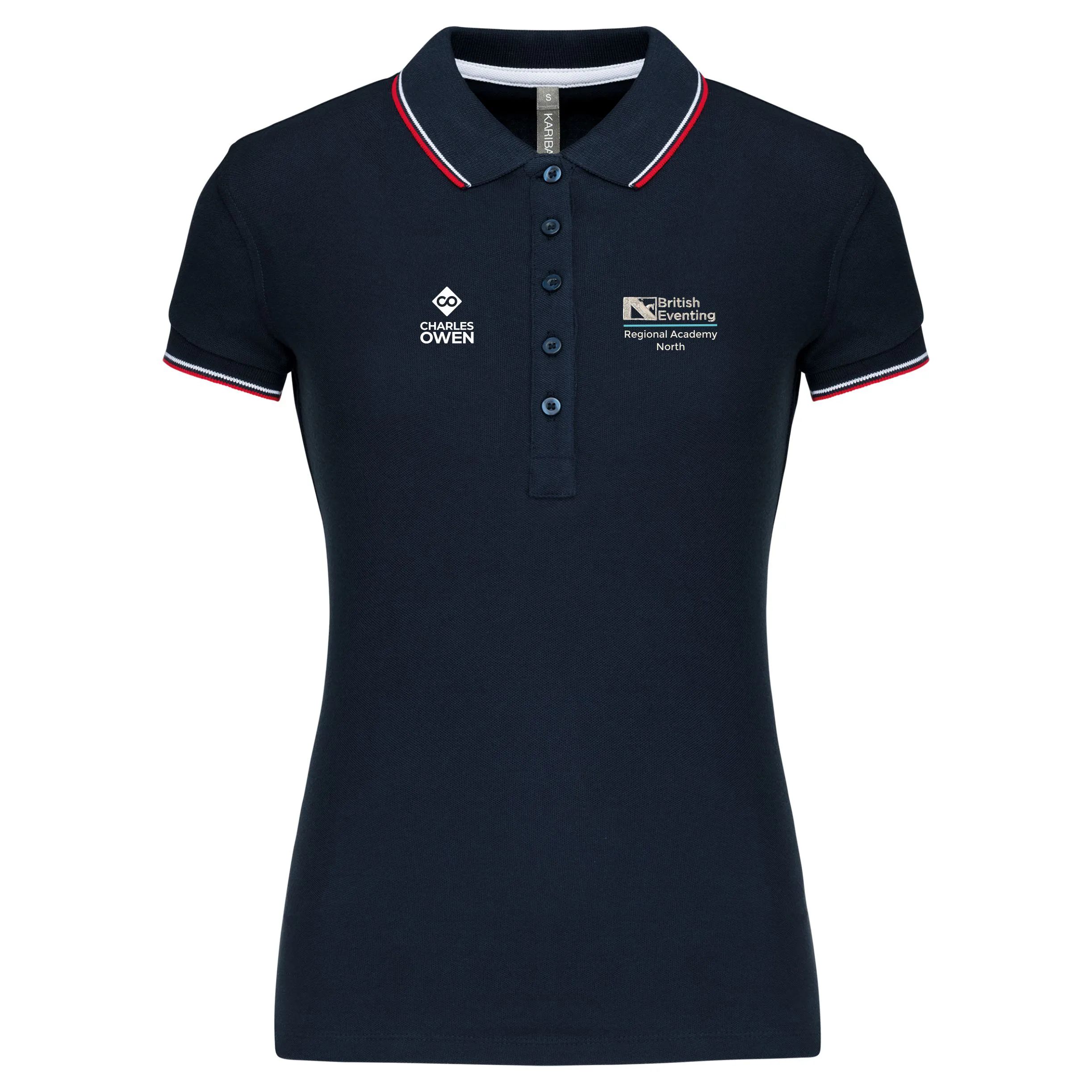 Women's Cotton Contrast Trim Polo Shirt