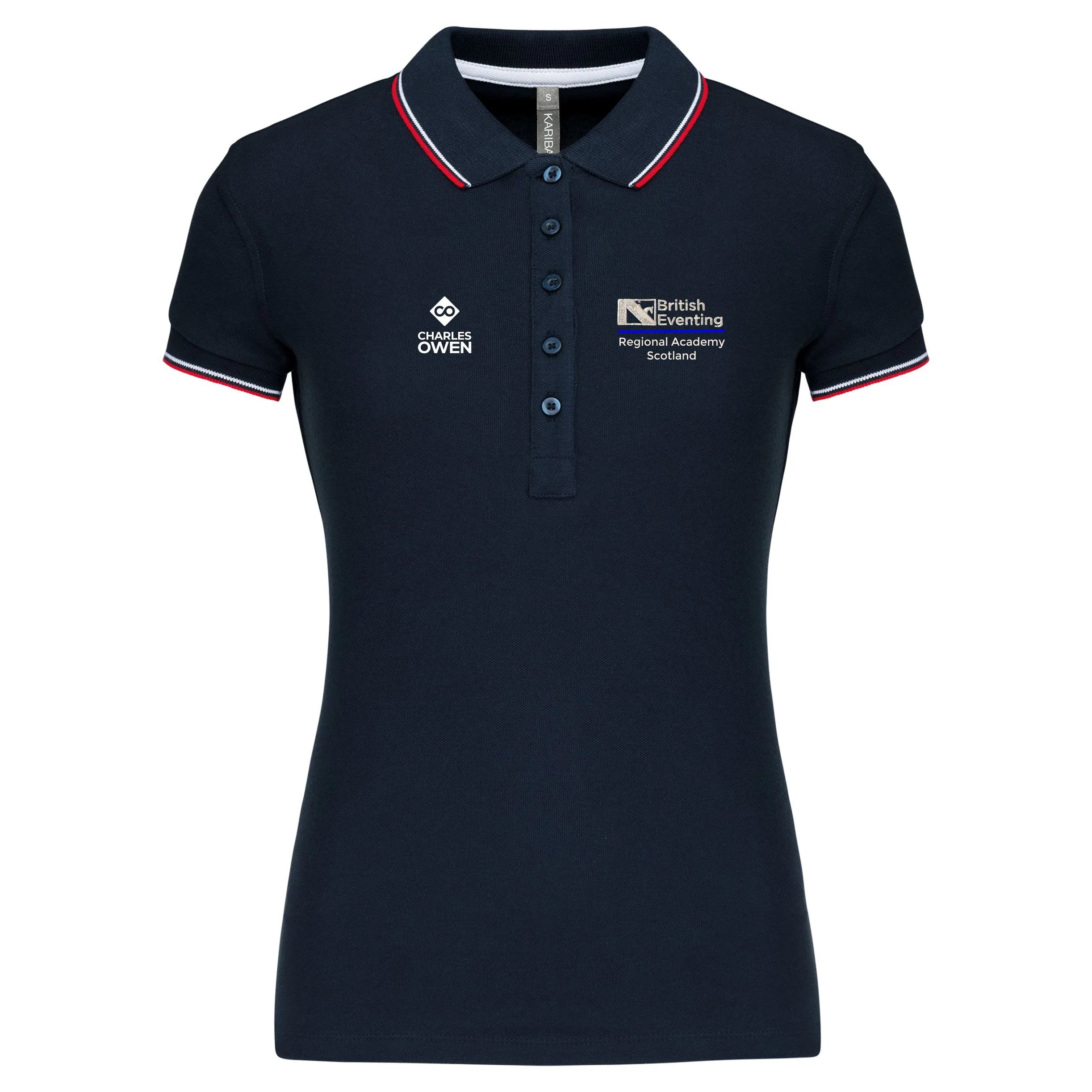 Women's Cotton Contrast Trim Polo Shirt