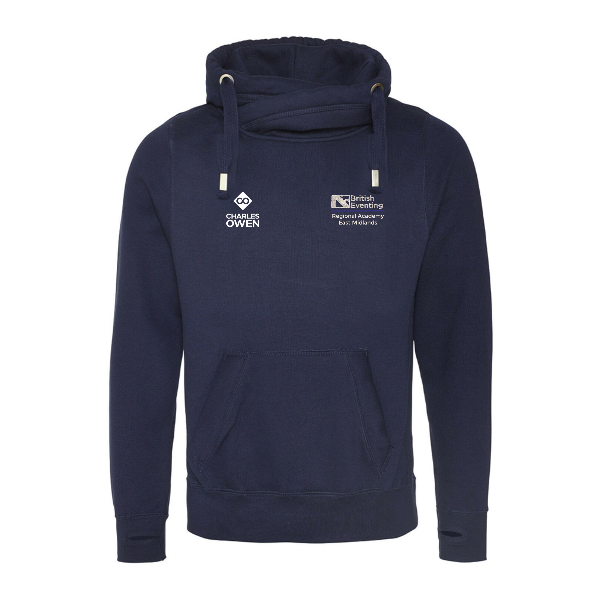 Cross Neck Hoody