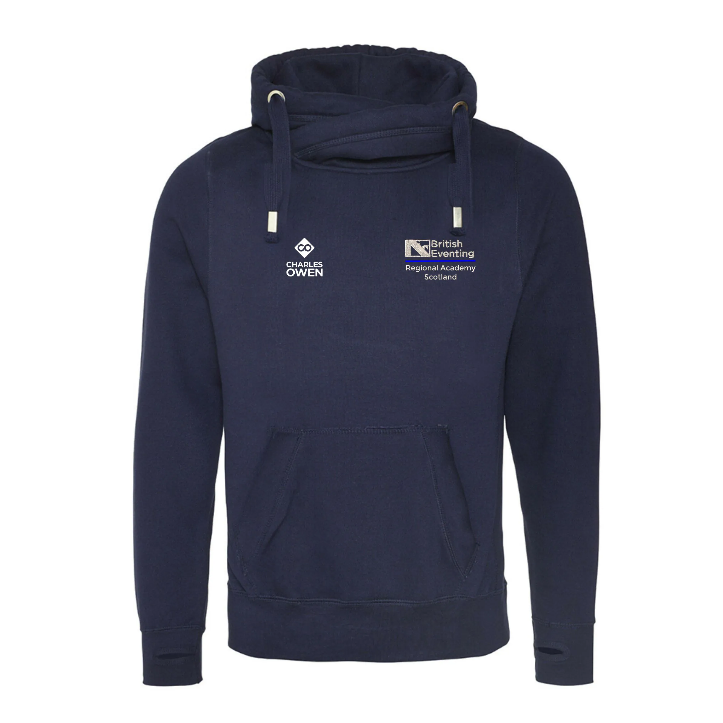 Cross Neck Hoody