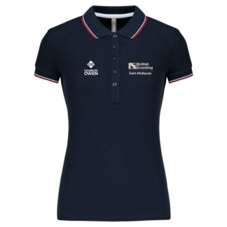 Women's Cotton Contrast Trim Polo Shirt