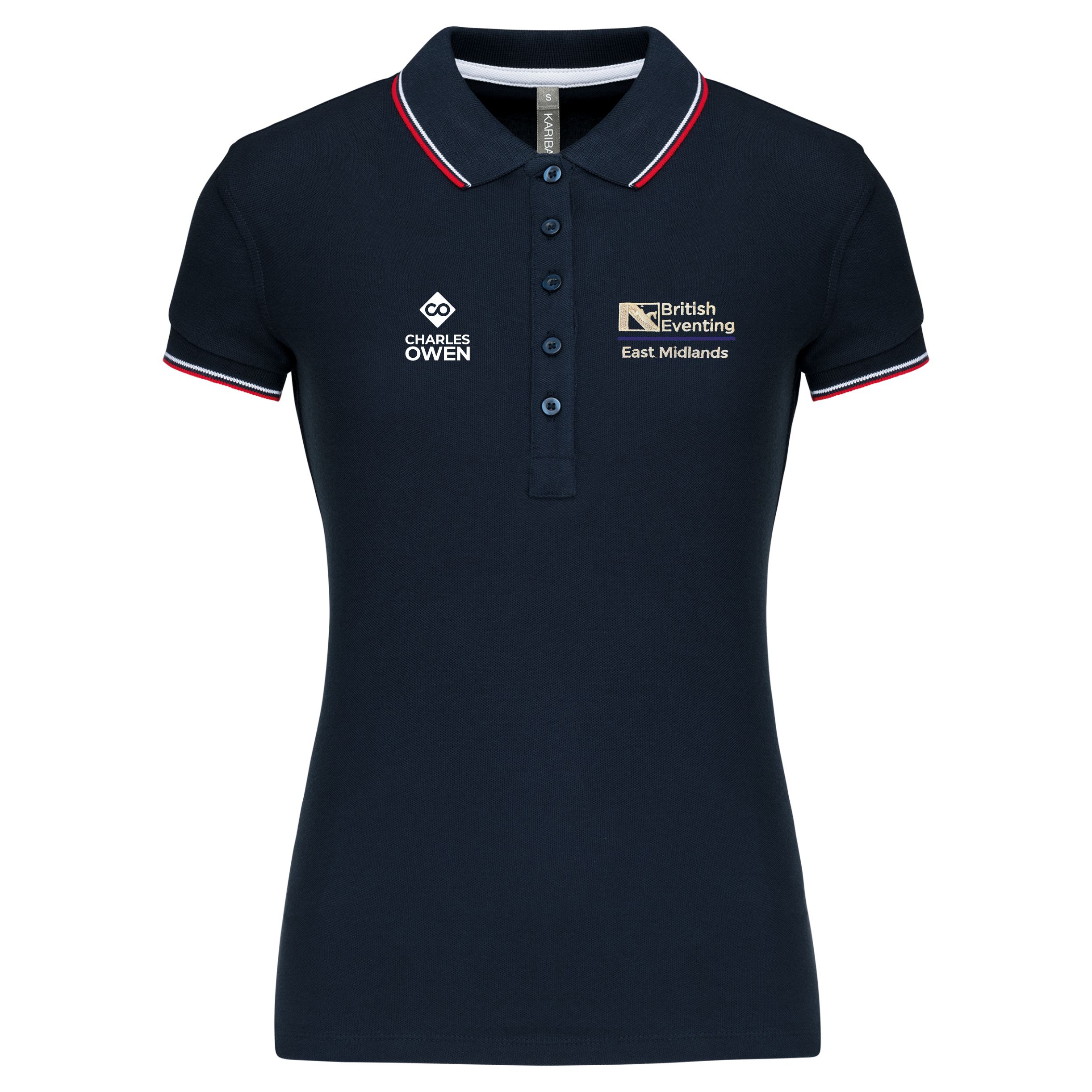 Women's Cotton Contrast Trim Polo Shirt