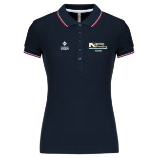 Women's Cotton Contrast Trim Polo Shirt
