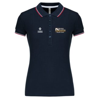 Women's Cotton Contrast Trim Polo Shirt