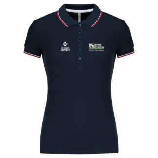 Women's Cotton Contrast Trim Polo Shirt