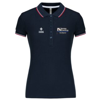 Women's Cotton Contrast Trim Polo Shirt